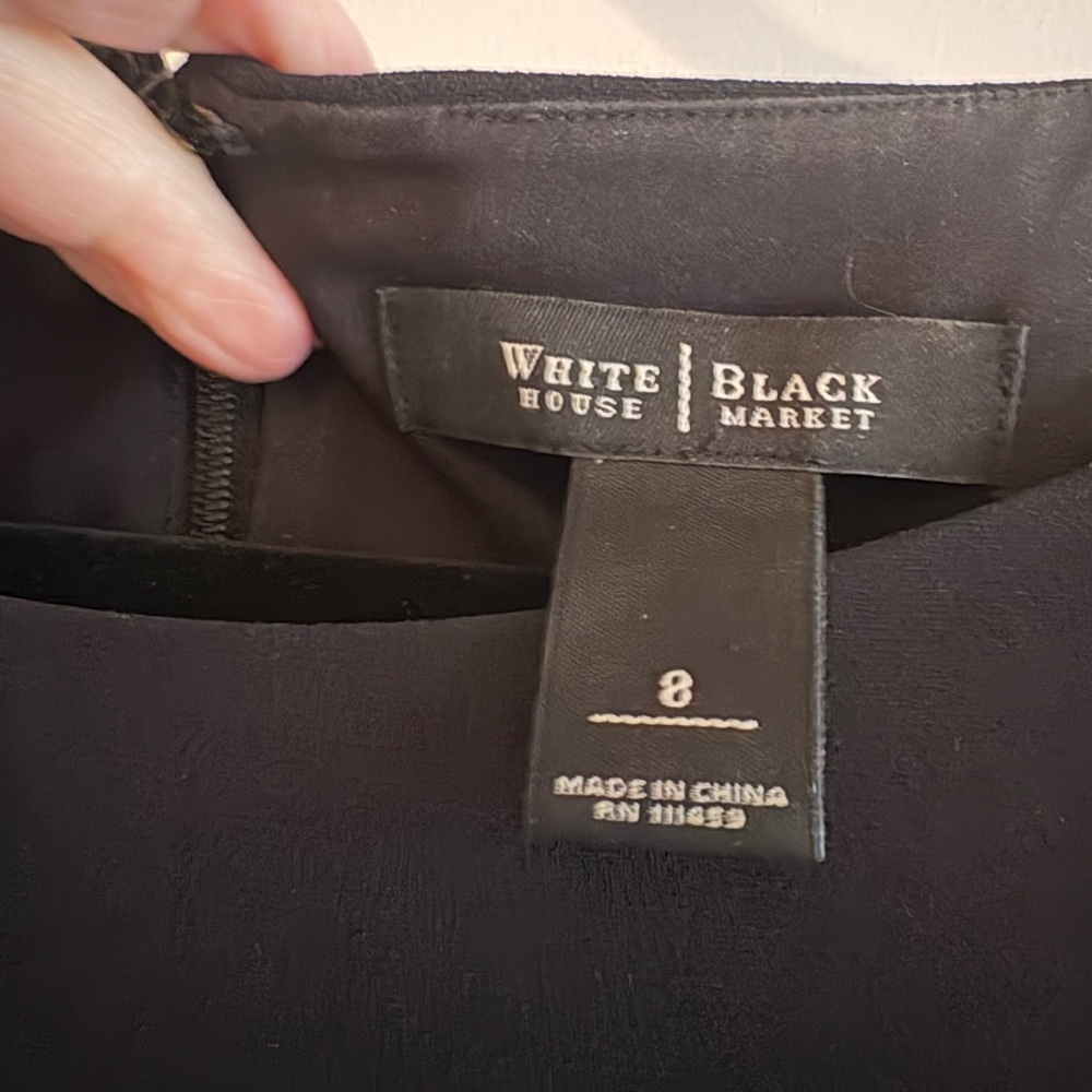 White House Black Market Black Cocktail Dress